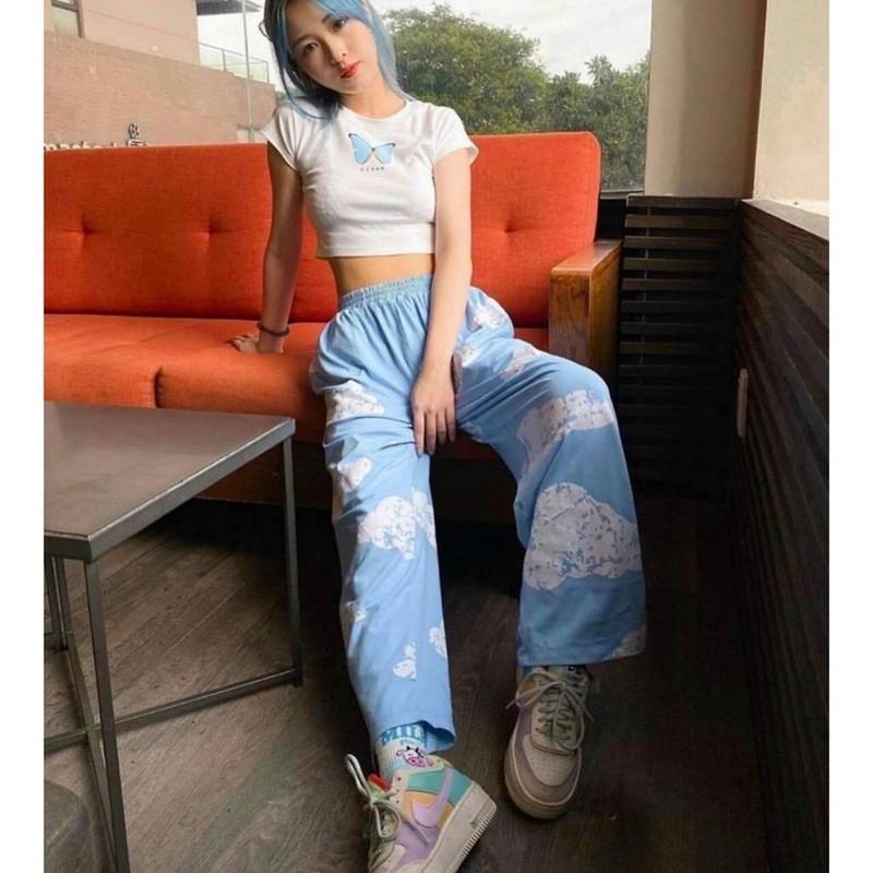 Quần Dài Rộng Dáng Suông Nam, Nữ Unisex Ulzzang-QDCDAMMAY