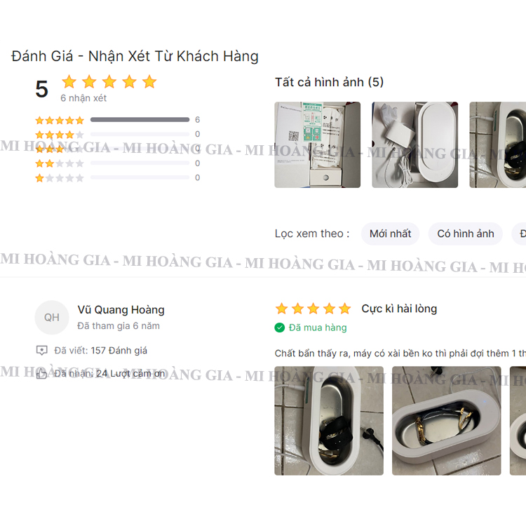 Máy làm sạch trang sức đa năng bằng sóng siêu âm EraClean GA01 - Hàng chính hãng