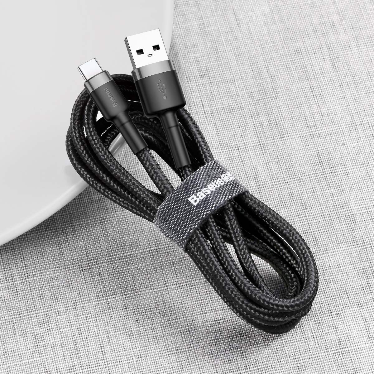 Cáp sạc nhanh, truyền dữ liệu tốc độ cao Baseus Cafule Type C v2 cho Samsung / Xiaomi/ Huawei/ Oppo/Nokia  - Hàng chính hãng