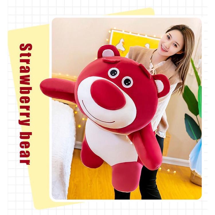 Gấu bông Lotso ôm dài cao cấp cực mềm mịn - đủ size