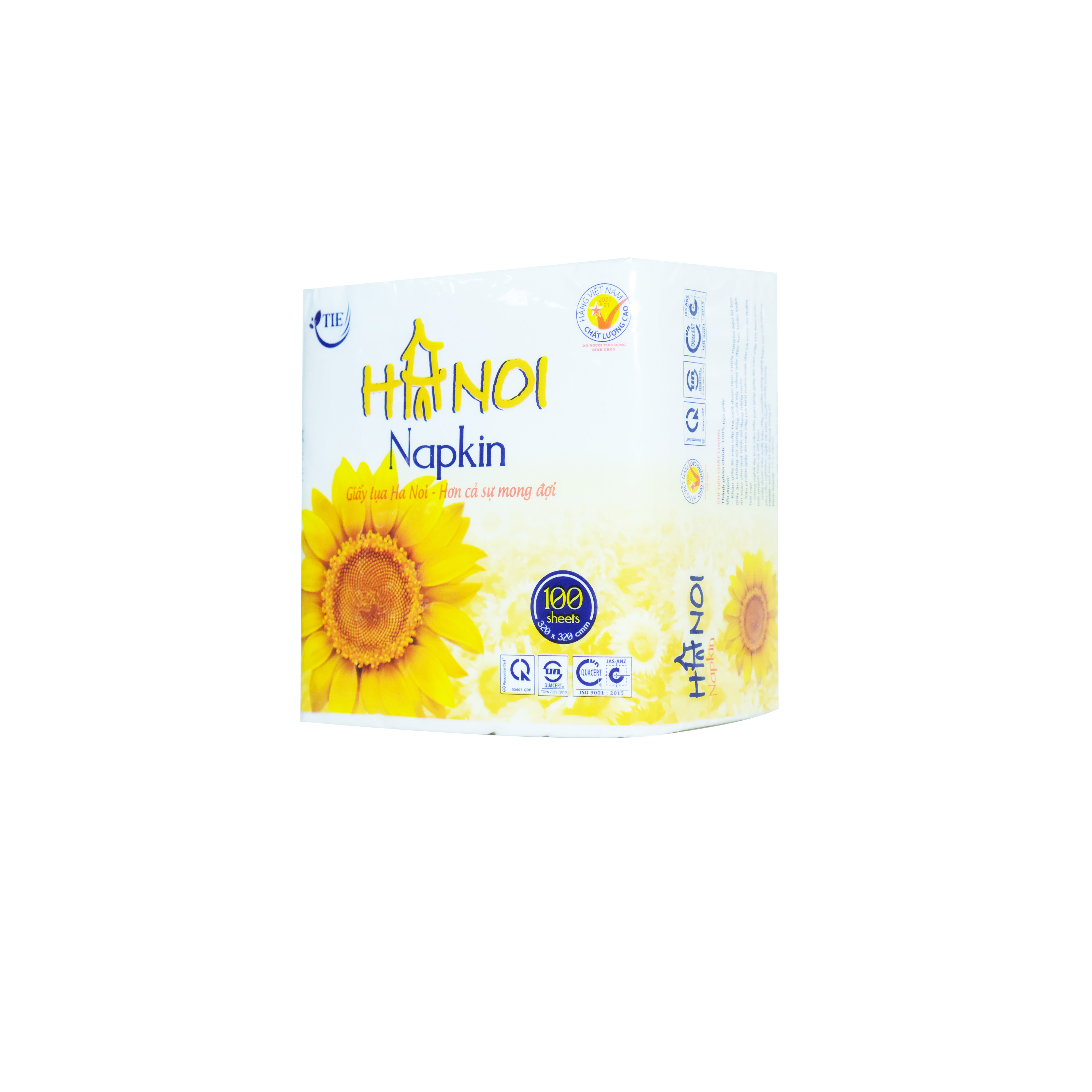 Combo 6 gói Khăn giấy ăn Napkin HÀ NỘI SILK 320