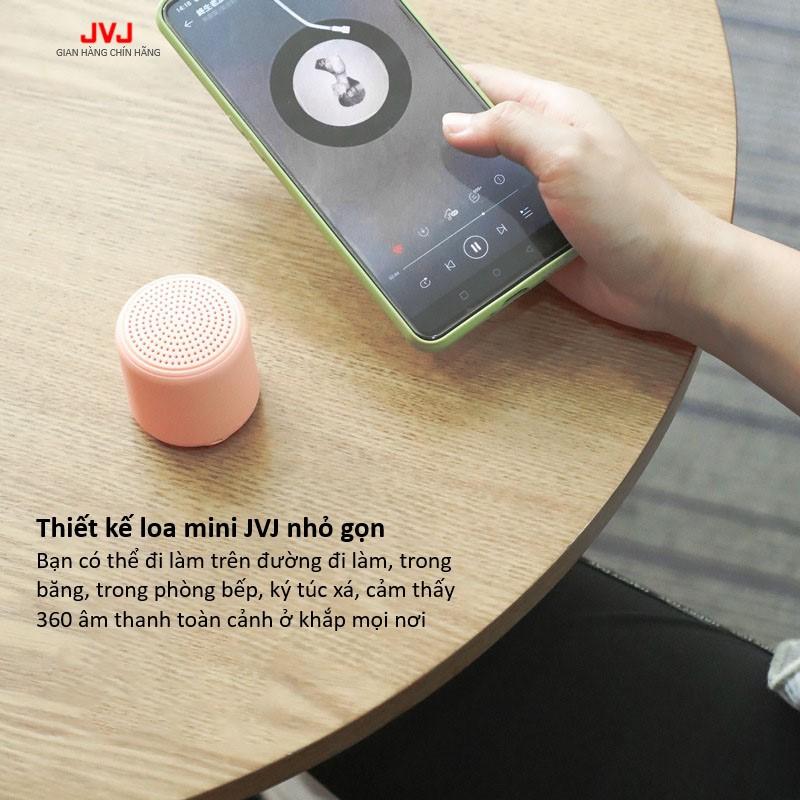 Loa di động Bluetooth JVJ Mini 3D BLT Không Dây - Âm Thanh Nổi Siêu Bass bỏ túi mang theo tiện lợi nhiều màu sắc - Hàng Chính Hãng