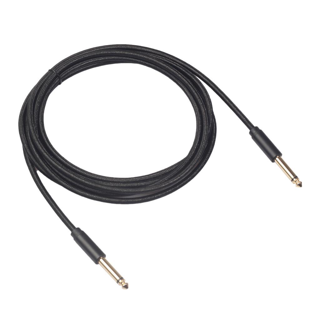 Gold 1/4" Male to Male Adapter Low Noise High Fidelity for