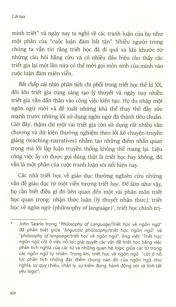 Triết Học Giáo Dục - Philosophy Of Education