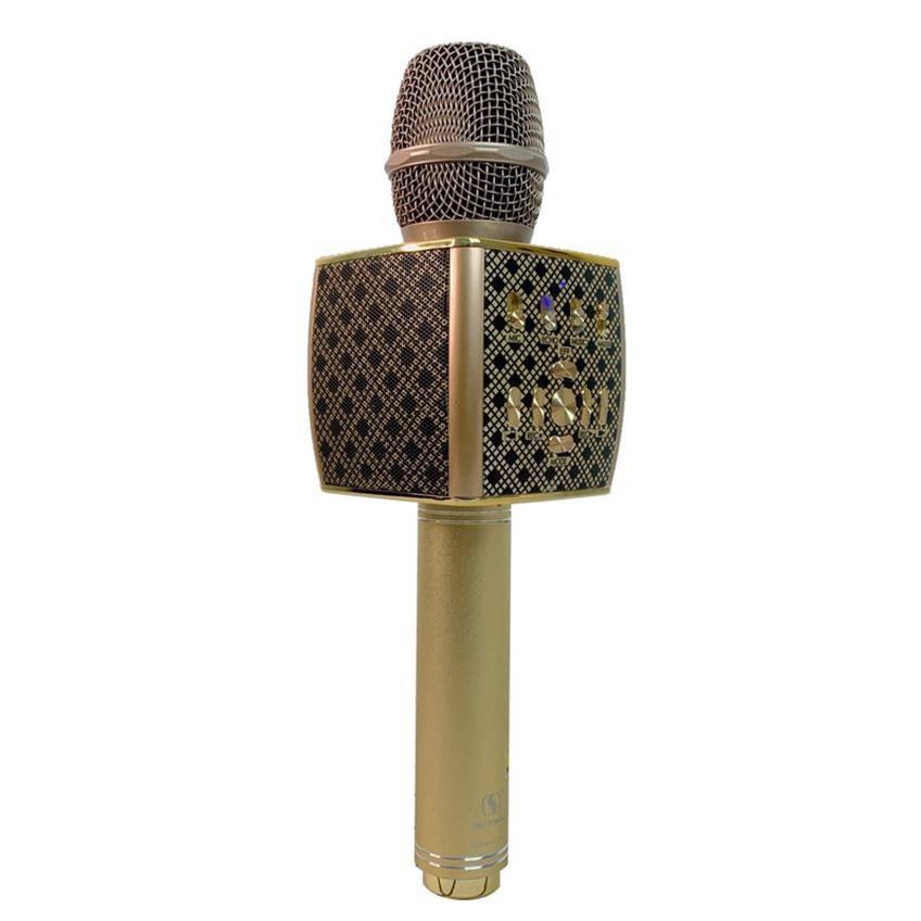 Mic Karaoke Bluetooth YS95 Tích Hợp Loa Bass Dùng Hát Tại Nhà Hoặc Livetream không dây