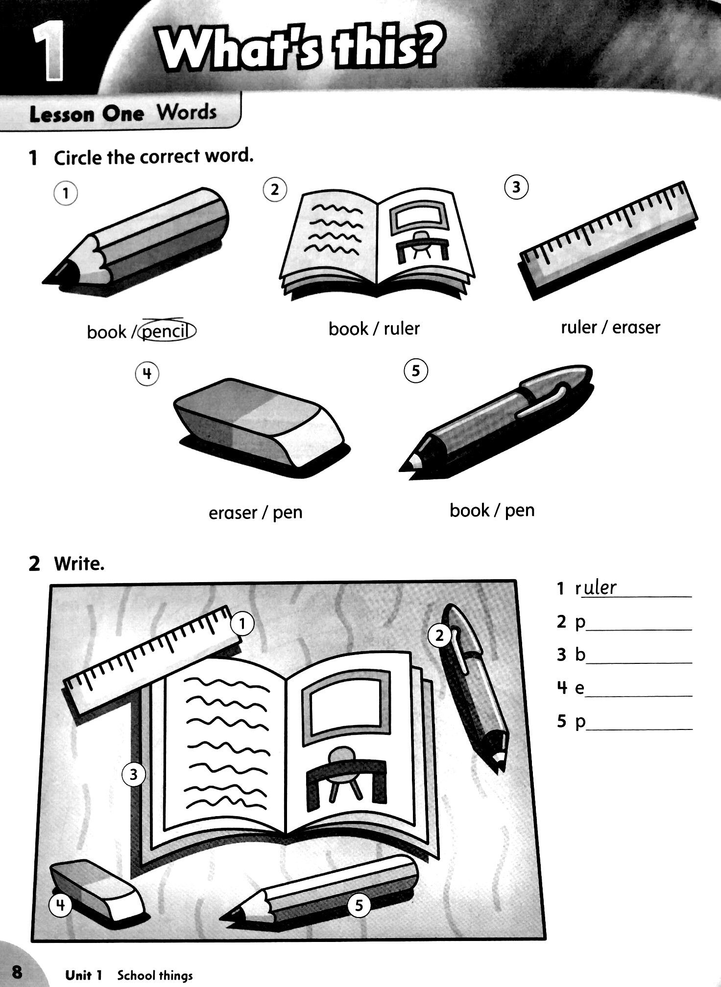 AM F &amp; F 1: WORKBOOK