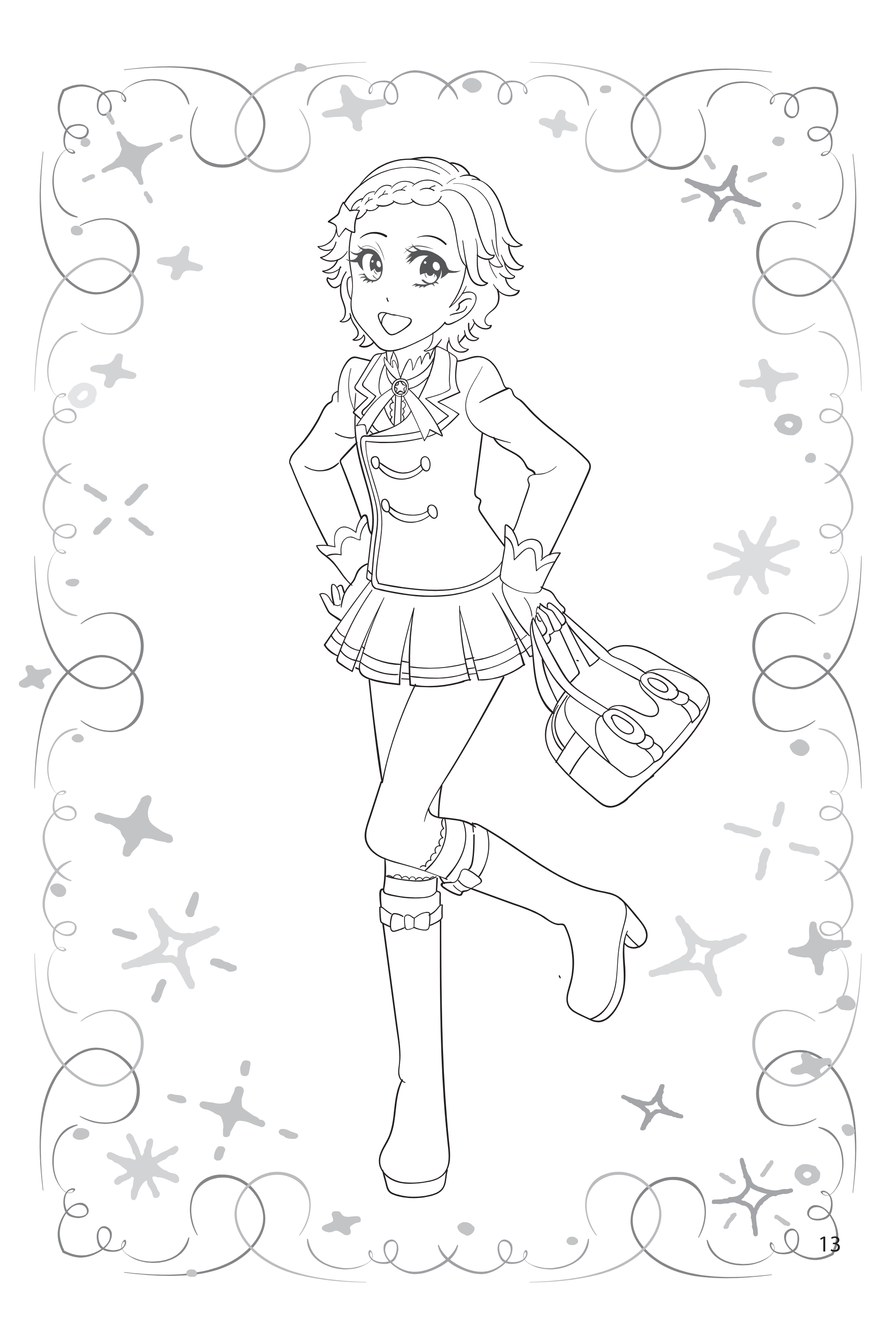 Sách - Bé Tô Màu Anime Princess - Công Chúa Hoạt Hình - Sành Điệu