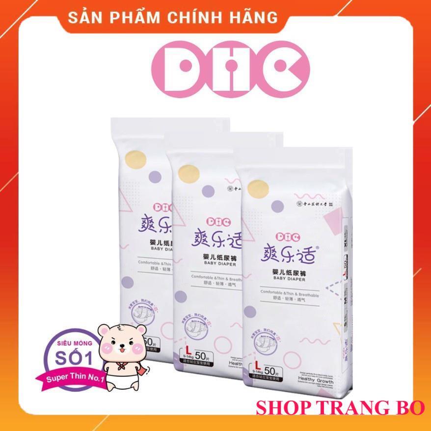 Combo 4 bịch Tã/bỉm Dán/Quần DHC Nội Địa Trung siêu mỏng, an toàn cho bé, size từ S62 – XXXL36