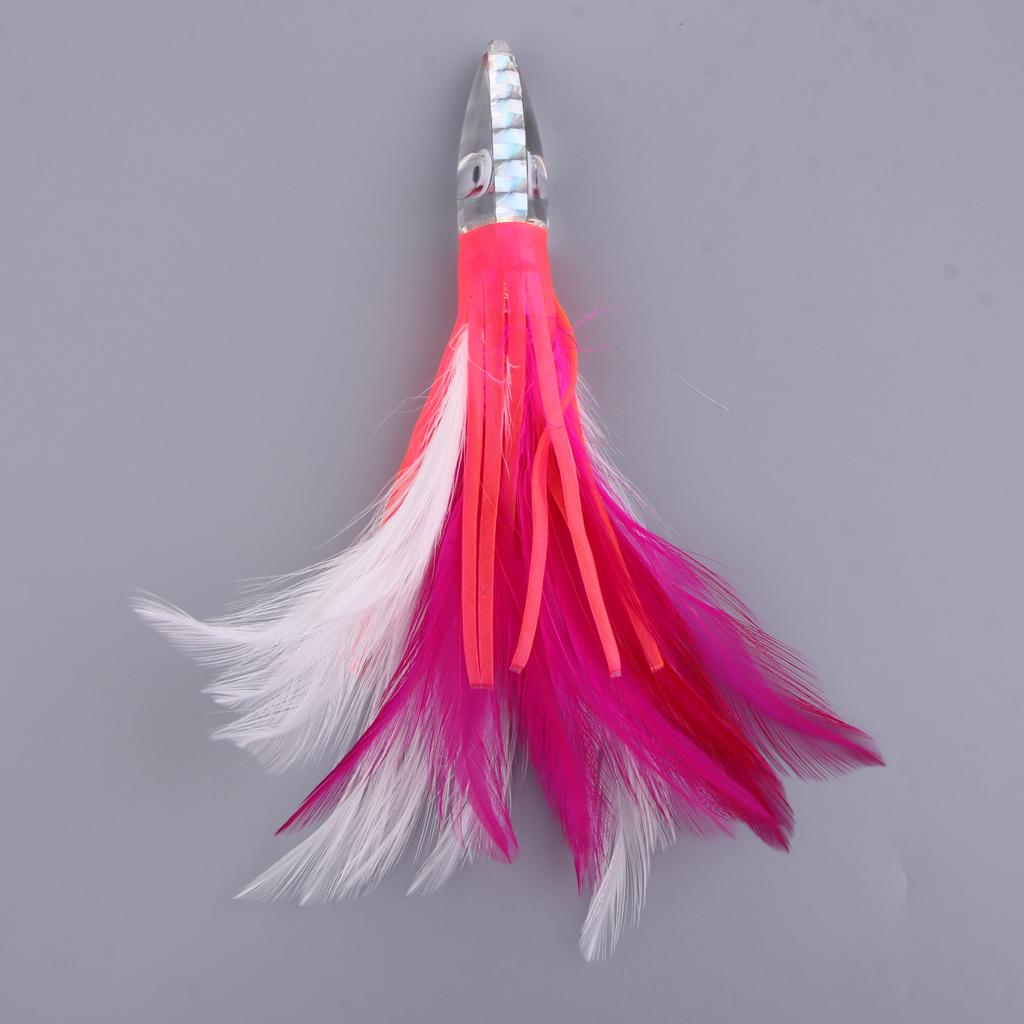 Fishing Lures Squid Octopus Skirts Lure Soft Baits Crankbaits Pink White