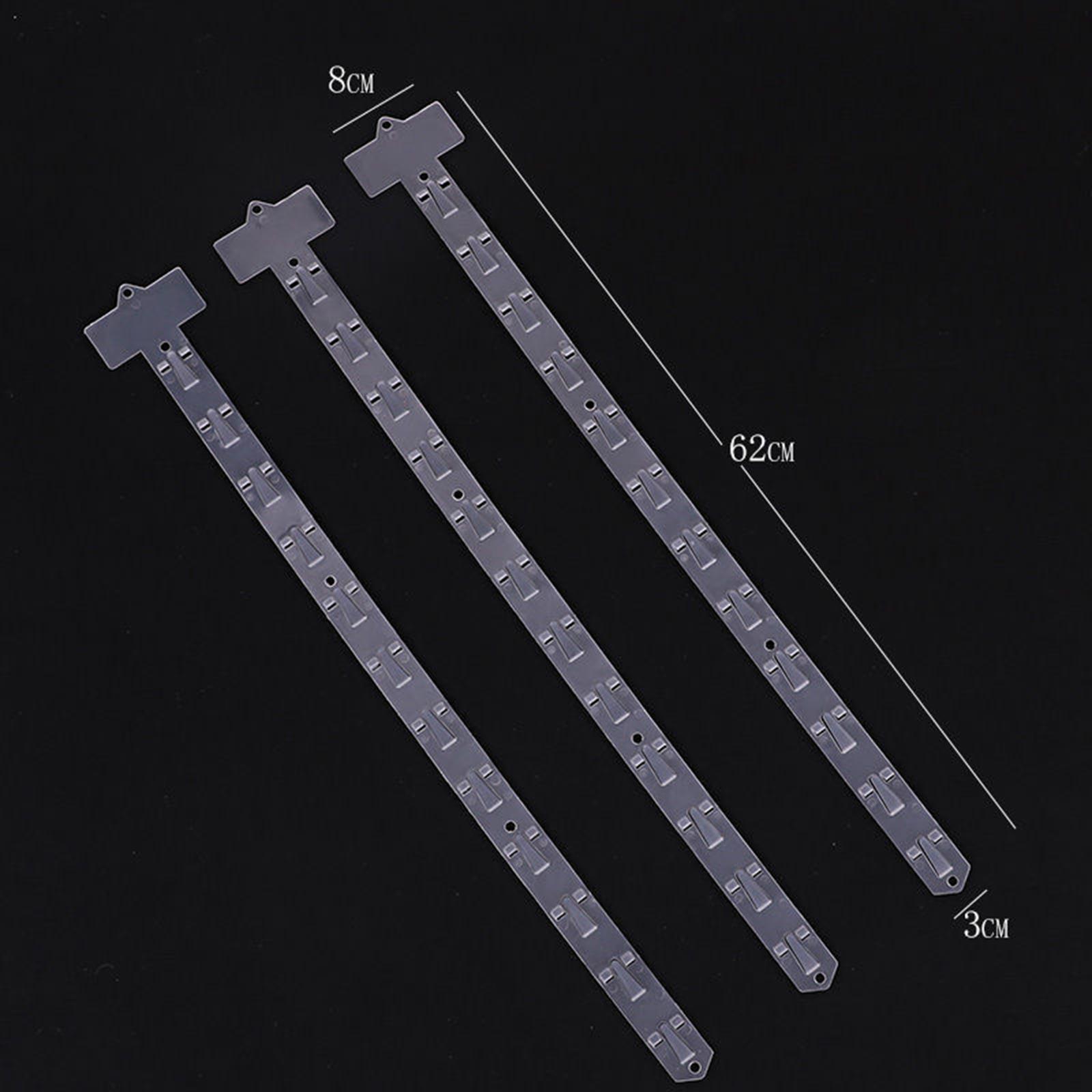 10Pcs Shop Hanging Strips Retail Hanging Holder Supermarket Shelf Hanger