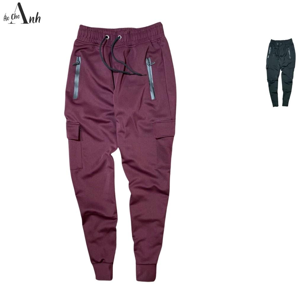 Quần dài thể thao nam cao cấp ACA - Q019 túi có nắp dưới gối JOGERR nam thun lạnh kiểu hàn quốc co giãn tốt