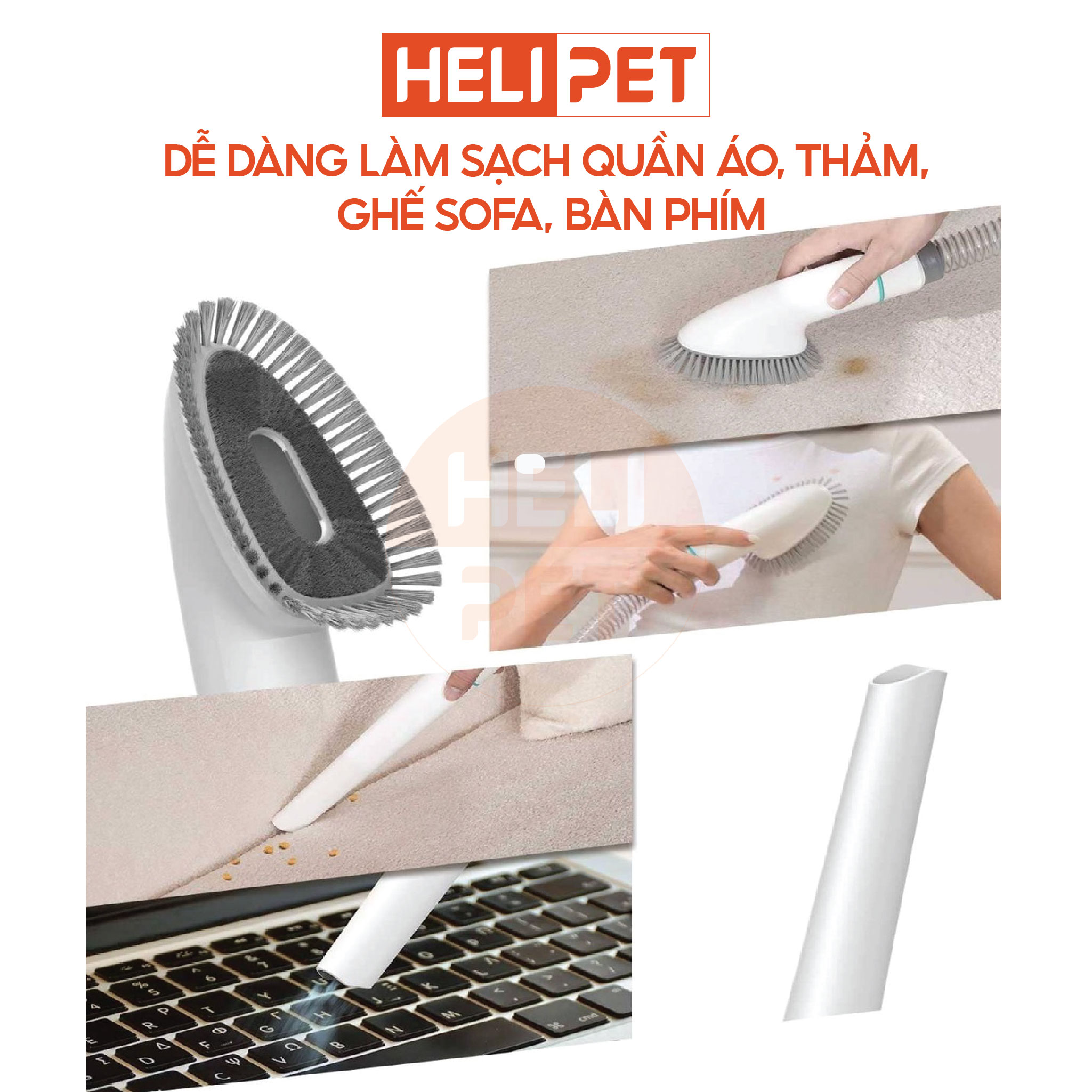 Máy Hút Lông, Máy Cắt Tỉa Lông Mèo, Chó Có Tính Năng Hút Bụi Lông Đa Năng Tiện Lợi- HeLiPet