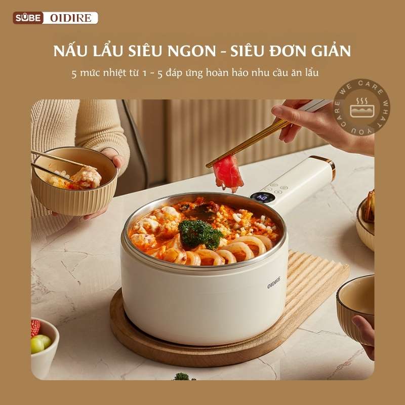 Nồi điện đa năng OIDIRE 1.8L ODI06A (700W) - Hàng chính hãng