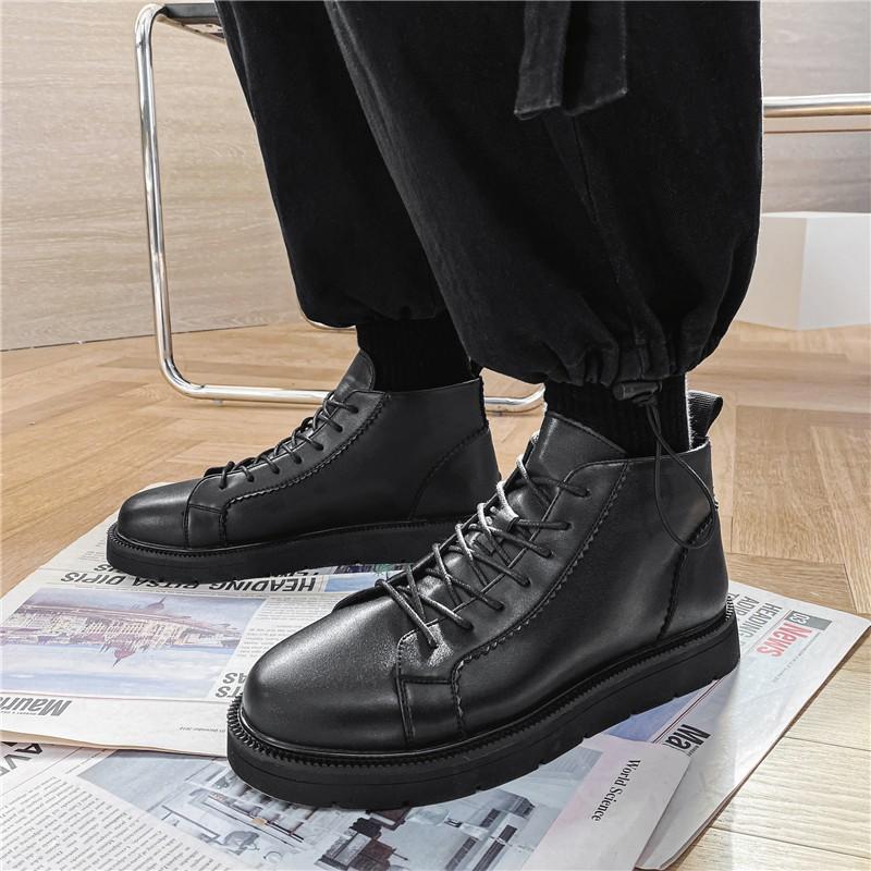 Giày Martin boots phong cách Harajuku của Nhật (đế cao 5cm.)