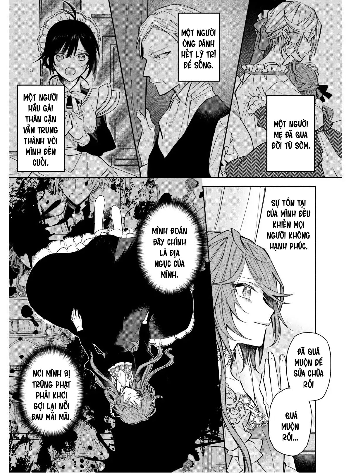 vì đã trở về thân phận ác nữ nên tôi nghĩ mình sẽ chạy trốn khỏi hoàng tử CHƯƠNG 1.1 13