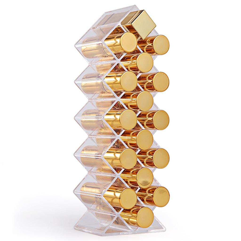 16 Grid Multi-cell Cosmetic Display Lipstick Rack Storage Case Organizer