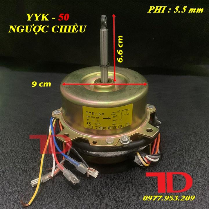 Motor quạt điều hòa hơi nước quay thuận quay ngược - mô tơ quạt trục 12mm 8mm