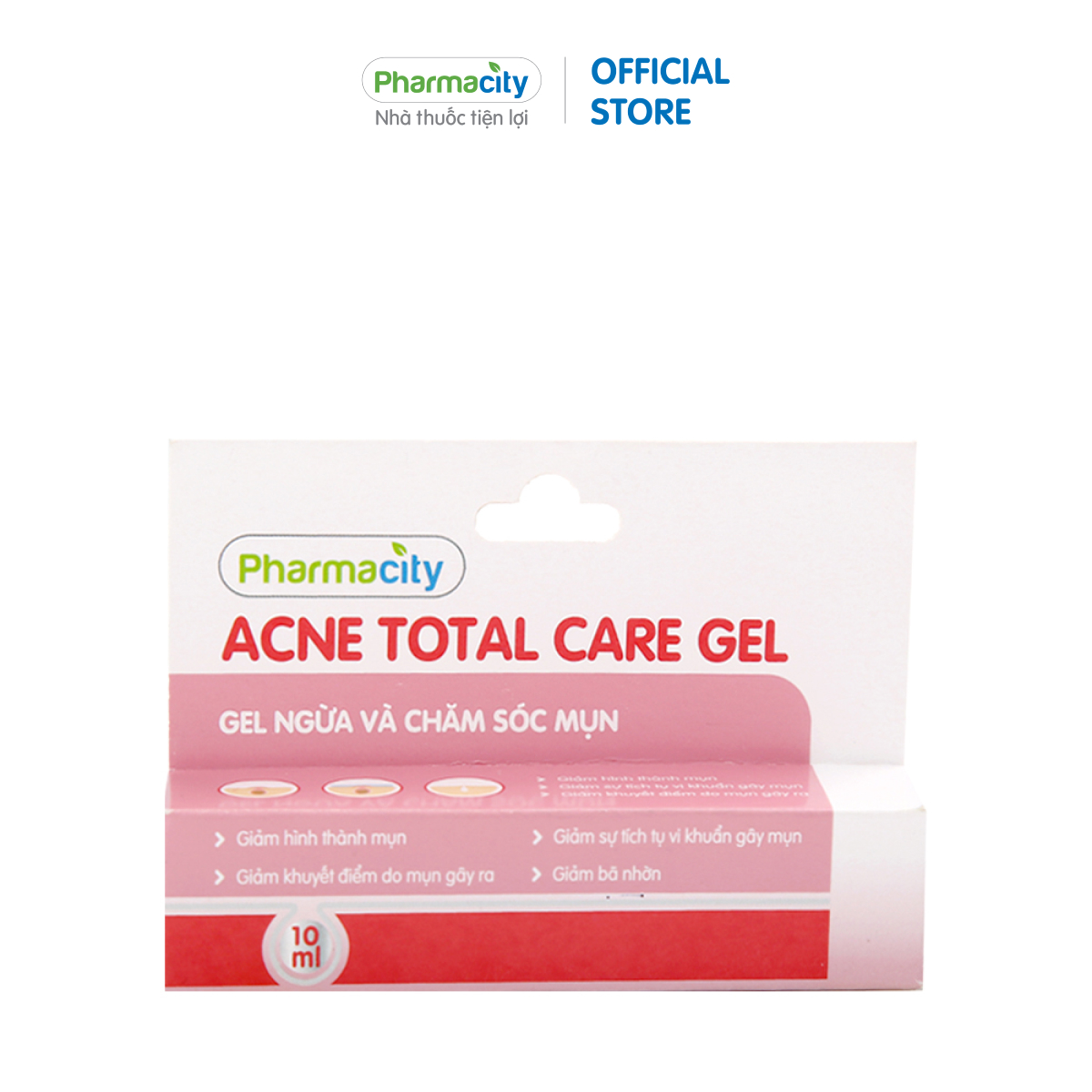 Gel ngừa và chăm sóc mụn Pharmacity Acne Total Care Gel (10ml)