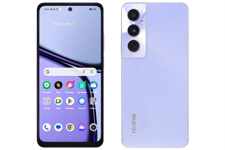 Điện thoại Realme C65 (6GB/128GB) Chipset:MediaTek Helio G85,Màn hình 6.67inch - Hàng chính hãng