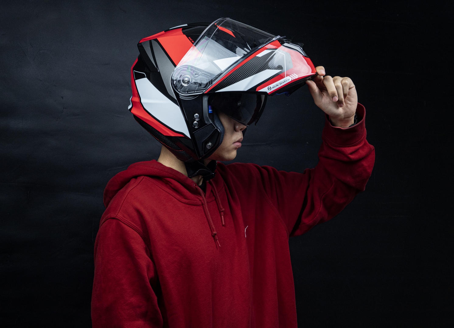 Mũ Bảo Hiểm Fullface Lật Hàm Hai Kính YOHE 935 - GARA20