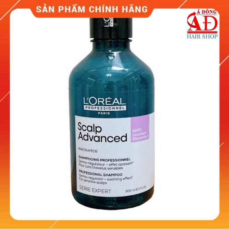 Dầu gội và dầu xả làm dịu da đầu nhạy cảm L'OREAL Scalp Advanced