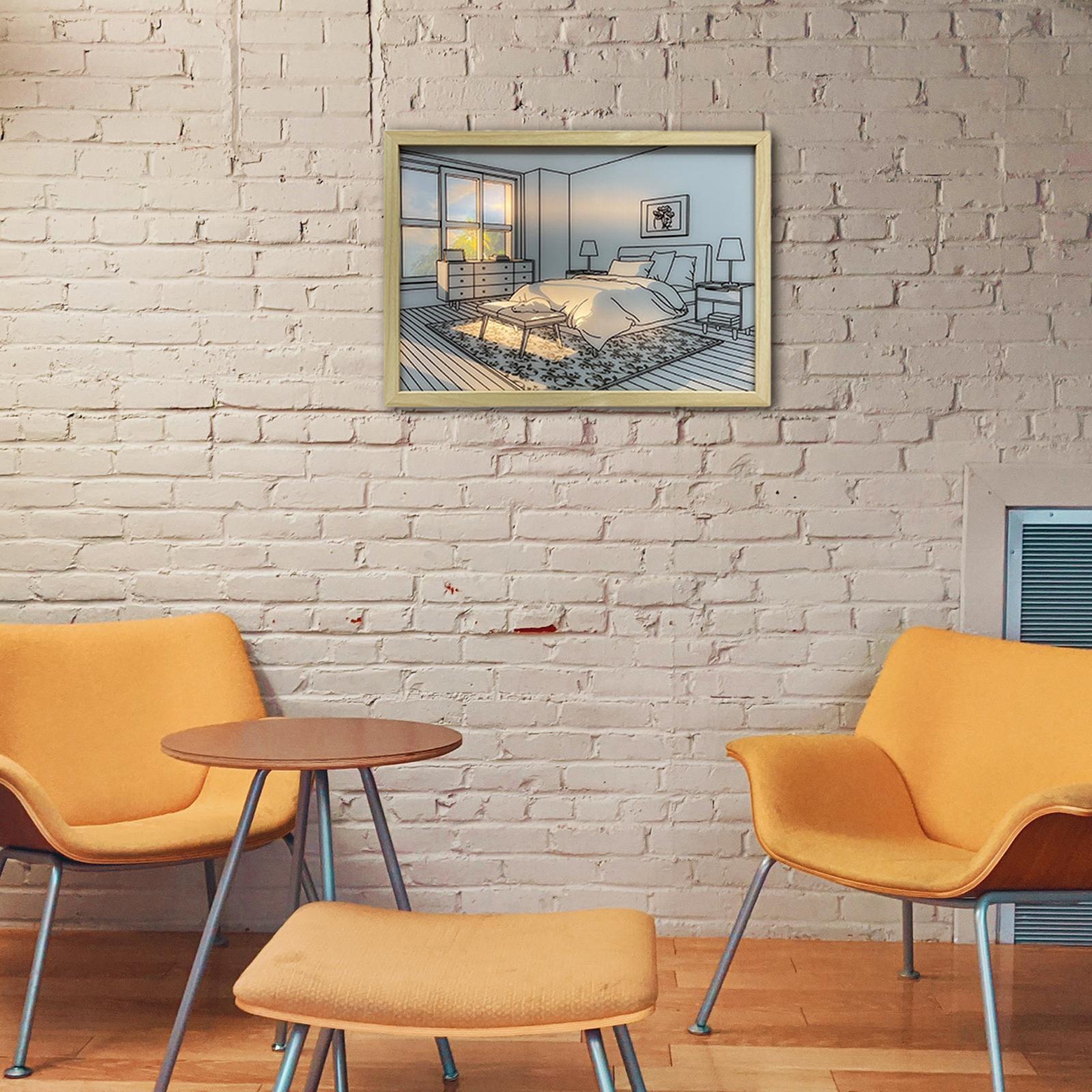 Light up Painting Wall Art Decor Picture Dimmable Lighting Painting Art
