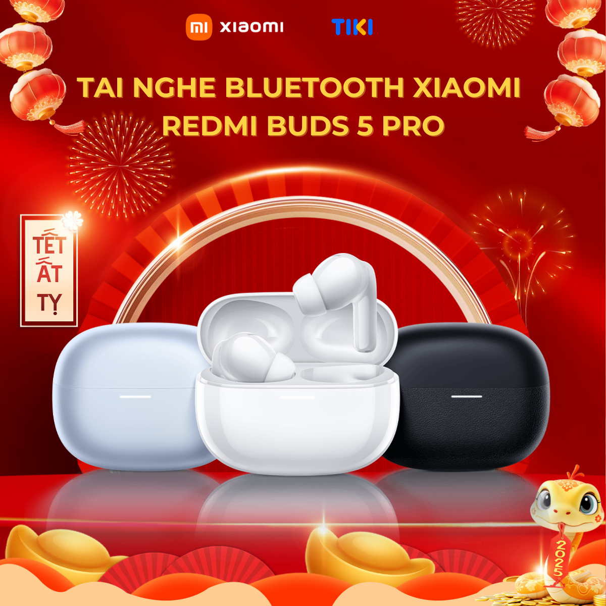 Phiên bản toàn cầu tai nghe Xiaomi Redmi Buds 5 Pro - Hàng Chính Hãng