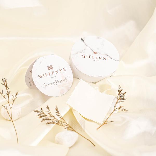 Bông tai Bạc 925 Millennia 2000 Millenne Paris MLER1078