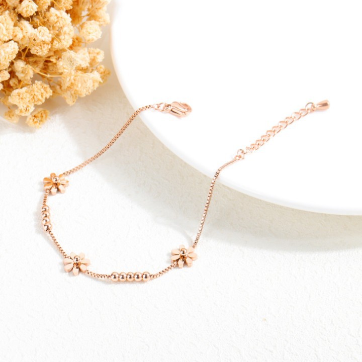 Lắc Tay Hoa Cúc Titan Ko Đen TT 1965