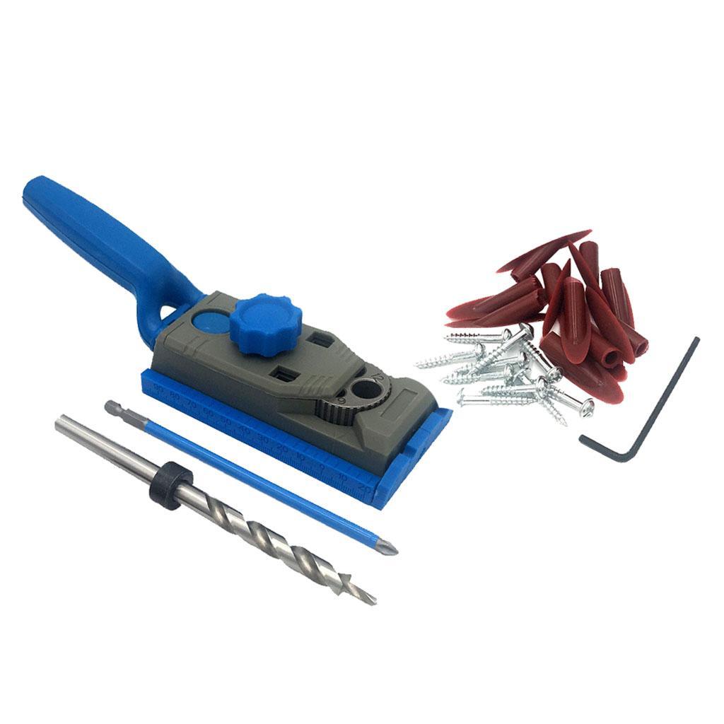 Mini Drill  Hole Jig Woodworking  Portable Drilling Bit