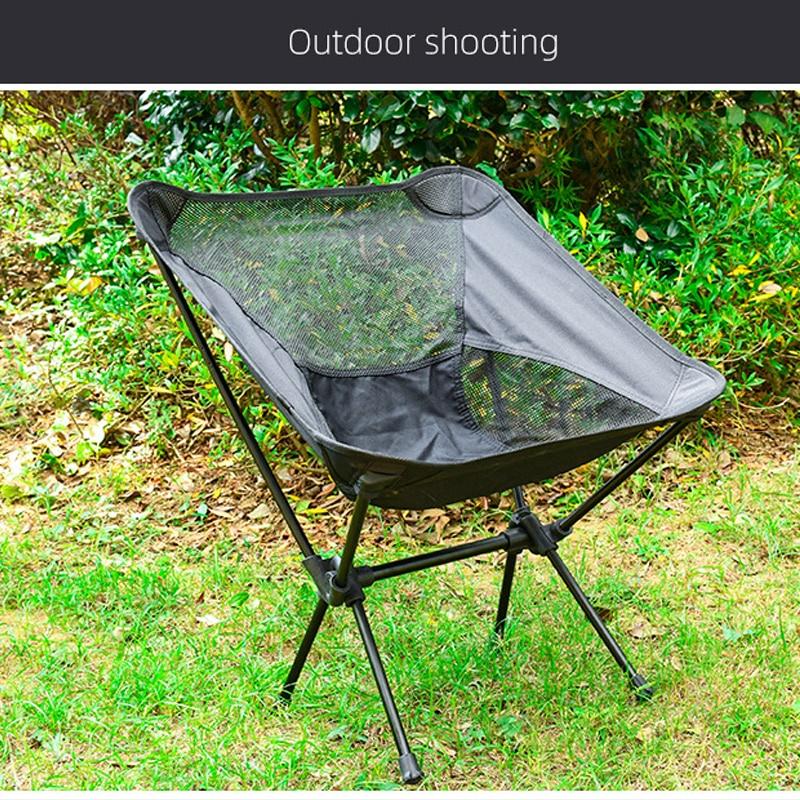 Travel Ultralight Folding Chair Portable Beach Hiking Picnic Seat Fishing Tools Chair Superhard High Load Outdoor Camping Chair