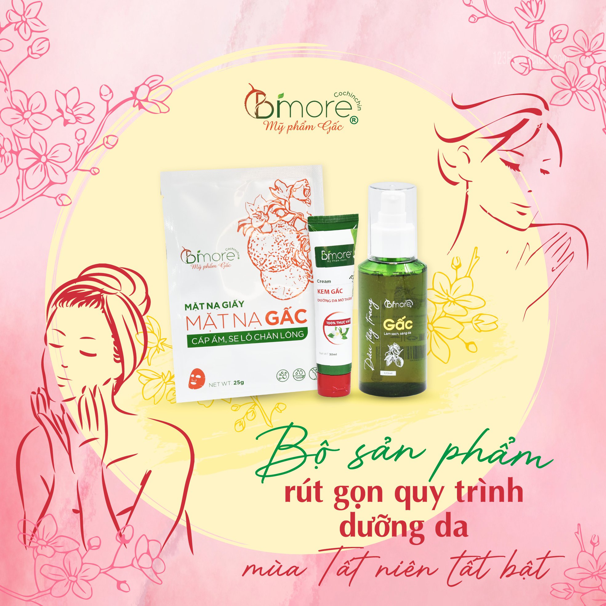 Kem gấc Bimore dưỡng da mờ thâm sáng hồng da_50ml