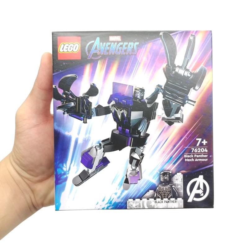 Đồ Chơi Lắp Ráp Lego Marvel 76204 - Black Panther Mech Armor (125 Mảnh Ghép)