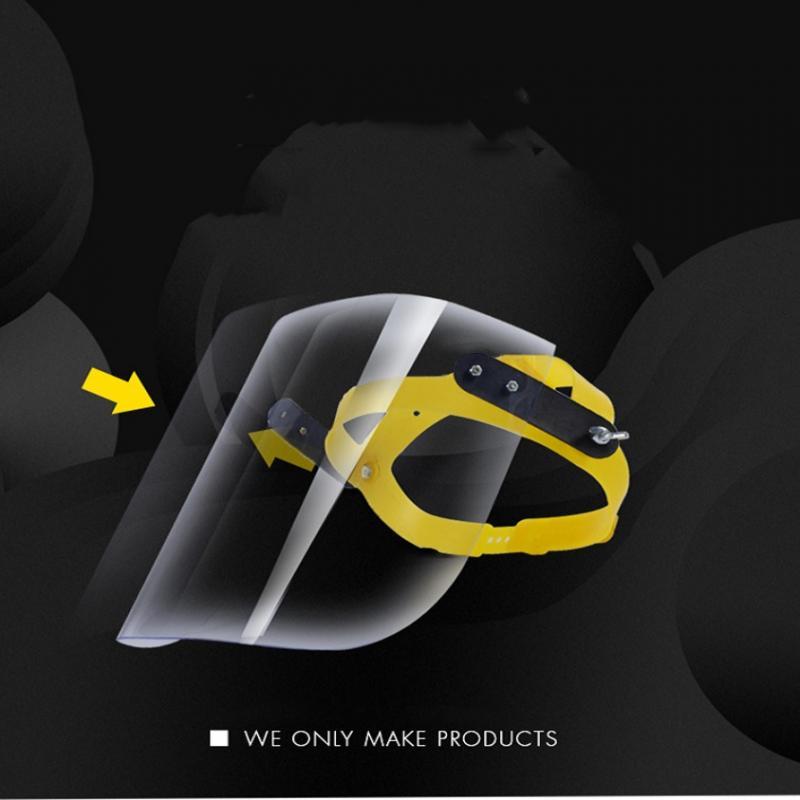Pro Reusable Full Face Guard Covering Kitchen Spitting Anti-Fog Anti-Dust Anti-splash Anti-roasting Wide Visor Welding Helmet Lightweight