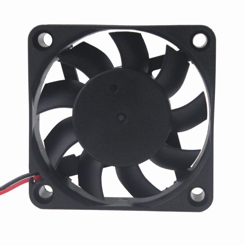 Gdstime 1 Pcs 12V 6cm 60x60x15mm Computer Case Brushless DC Cooling Fan 60mm x 15mm Small Cooler Radiator 6015 0.1A