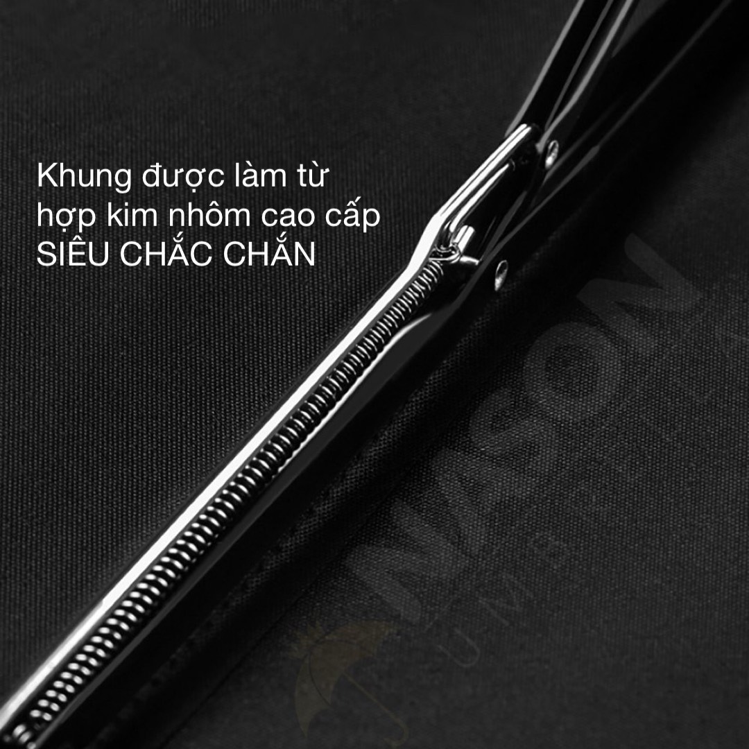 Ô dù tự đông thông minh Nason Umbrella The Arthur tự động đóng mở 2 chiều, tay cầm phủ kim loại cao cấp màu Bronzo, dù tự động gấp ngược, chống gió bão cấp 6