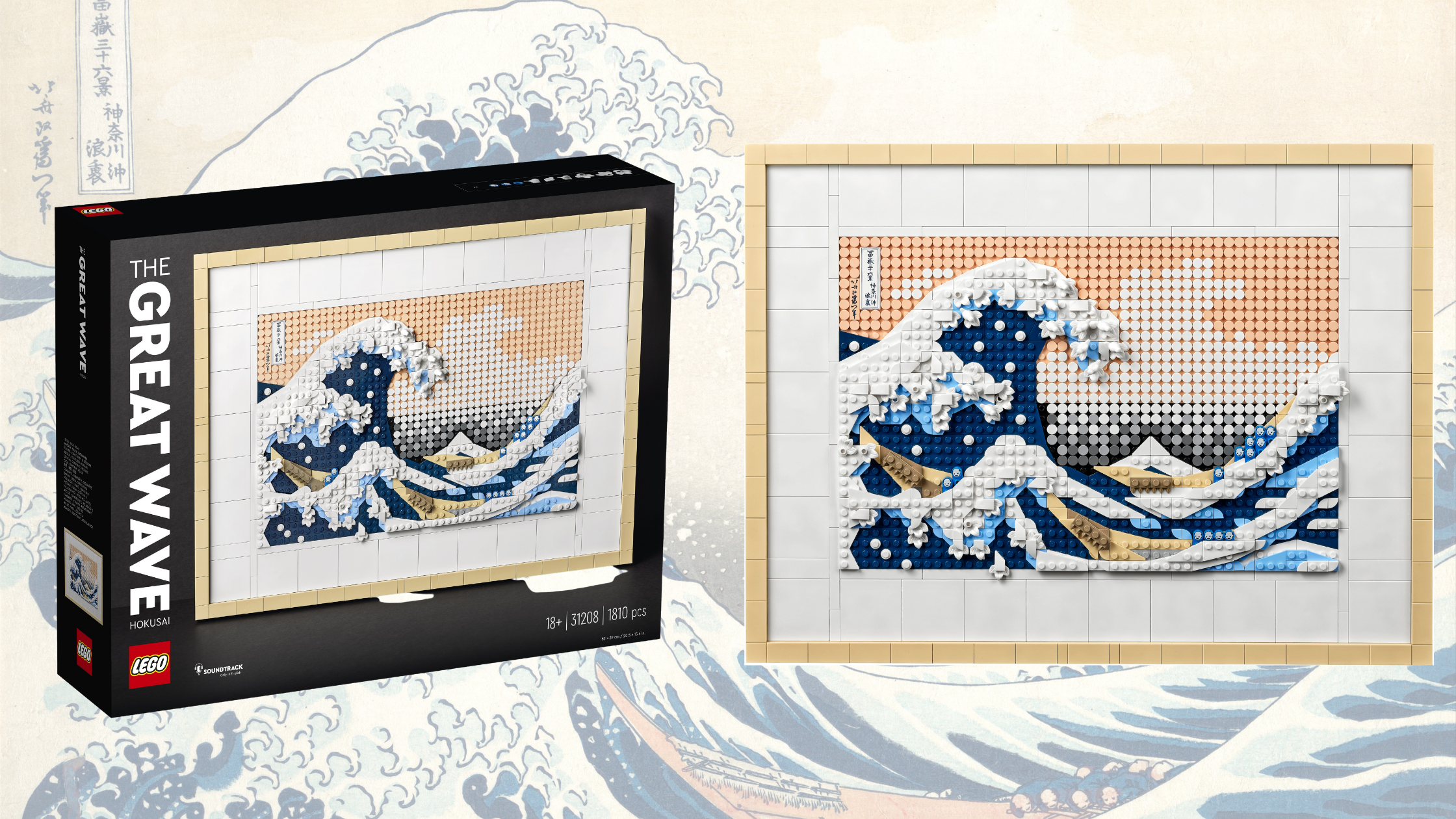 LEGO - Art Hokusai – Sóng Lớn (1810 Chi Tiết)