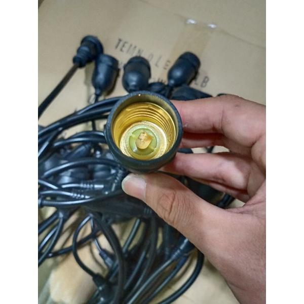 Dây đui đèn trang trí ngoài trời 5mét 10đui
