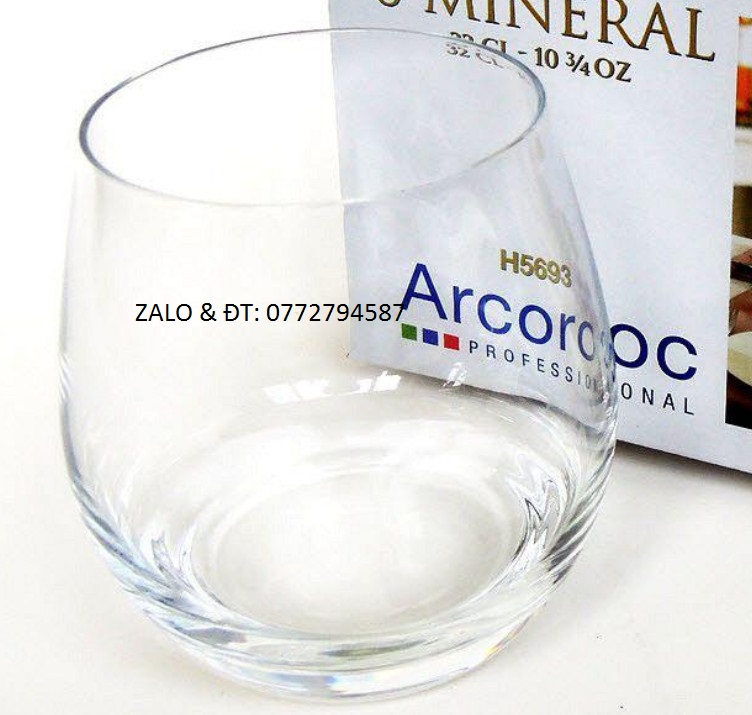 Ly Thủy Tinh PHÁP Mineral 320ml | H5963 , Thủy Tinh Cao cấp Pháp