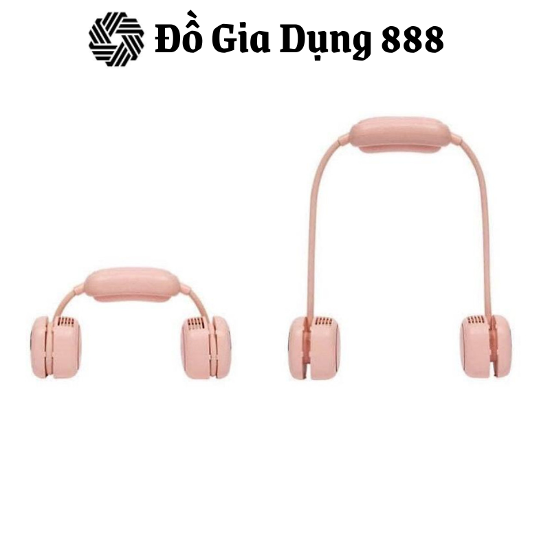 Quạt Đeo Cổ Làm Mát     , Pin Trâu, Sạc Nhanh, Tiện Di Chuyển, Nhập Hàn