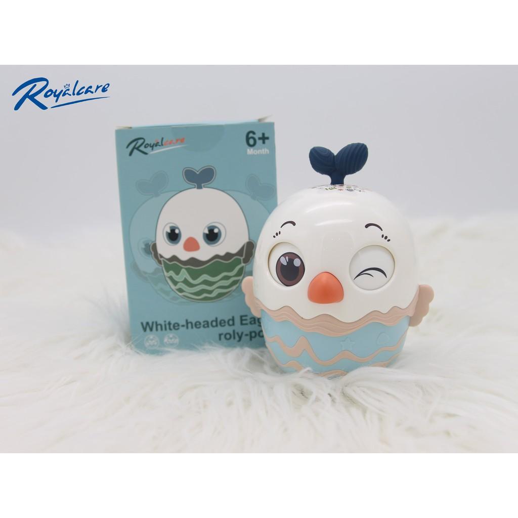 Đồ chơi lật đật cho bé hình quả trứng dễ thương kêu leng keng Royalcare 0820-RC-822-222 - đồ decor trang trí phòng bé