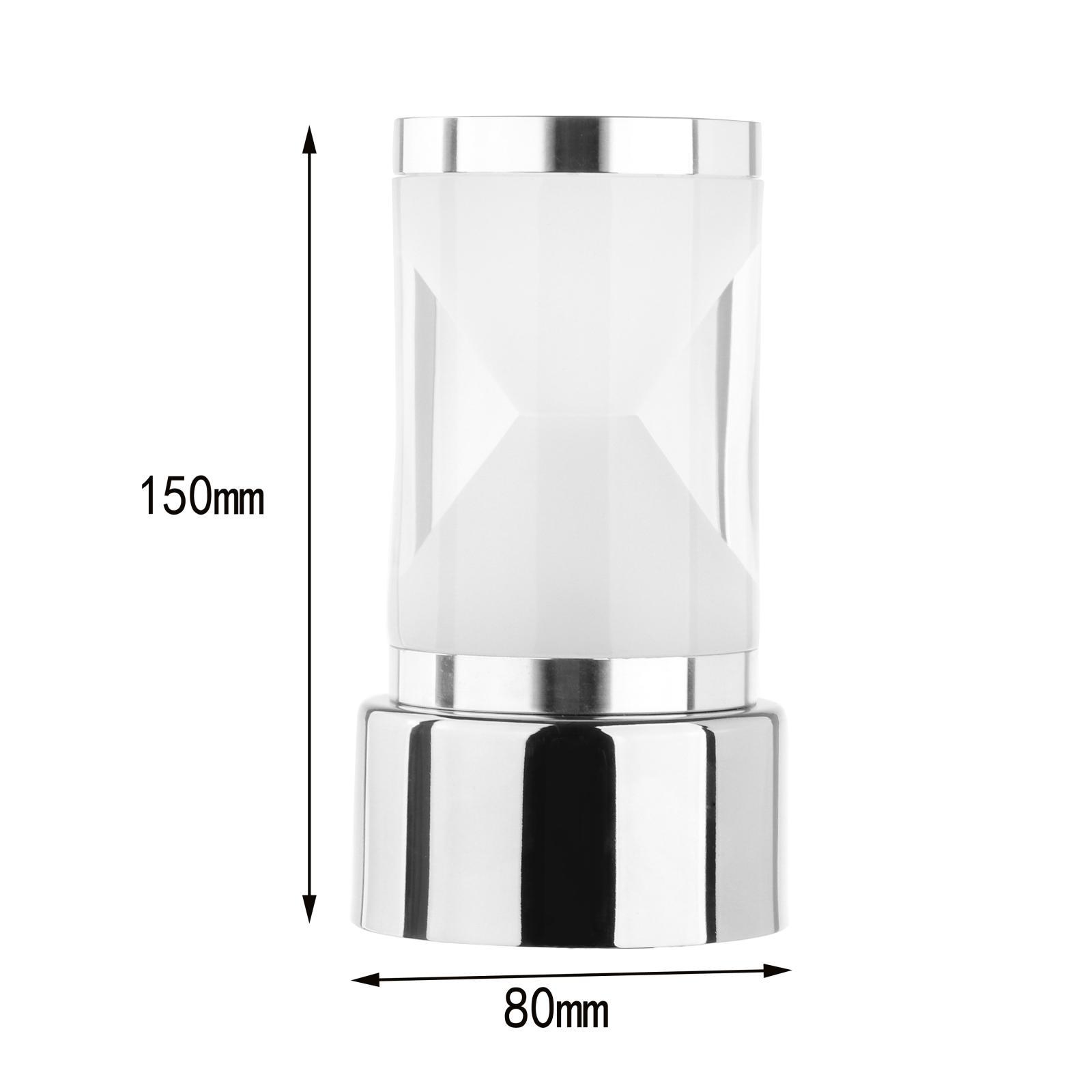 Hourglass Shape LED Table Lamp Rechargeable Bedside Nightlight Sconce Desktop Light Bedrooms Restaurant Bar Pub Club Cafe Decoration