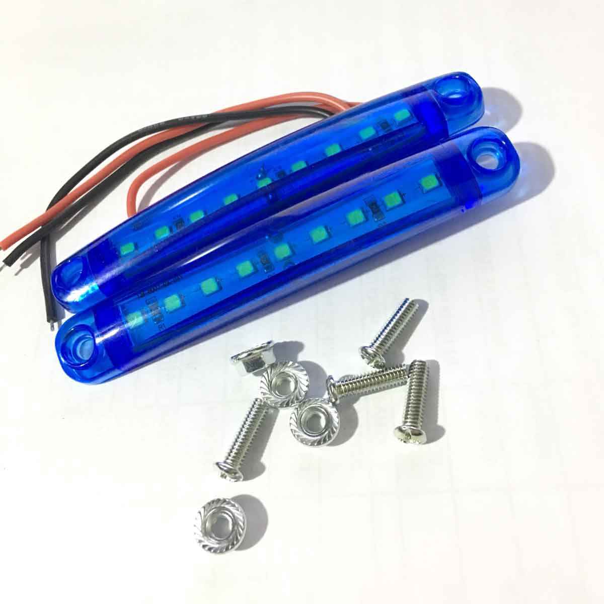 2 Đèn Led RGB 9 Mắt Siêu Sáng 10 Cm Trang Trí Thắp Sáng