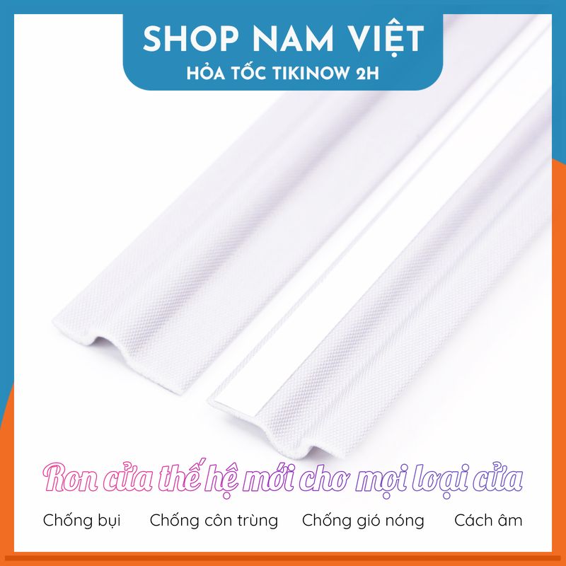 Ron Xốp PU Dán Khe Cửa Phòng, Cửa Sổ Thế Hệ Mới, Cách Âm Chống Bụi và Côn Trùng - Chính Hãng NAVIVU