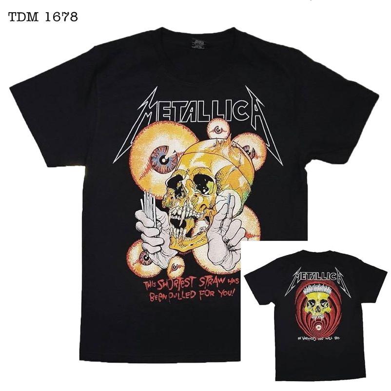 Áo Rock band tee phông / thun Metallica TDM 1678