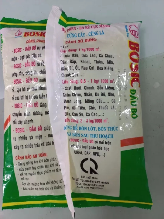 Phân bón vi lượng Đầu Bò 25 Bosic 1kg