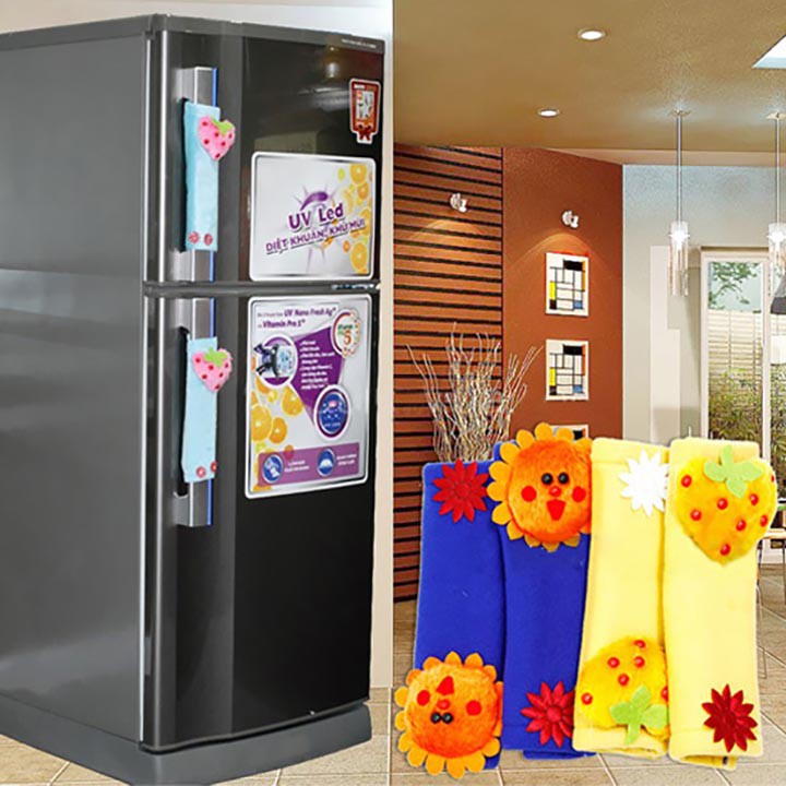 Lót vải tay nắm tủ lạnh