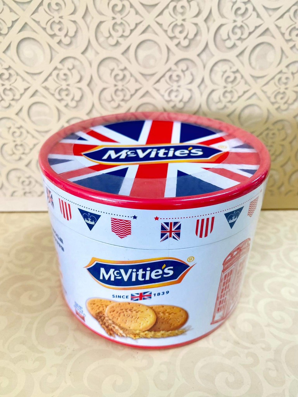 Hộp Quà tết Bánh Quy Lúa mì Nguyên Cám mini Mcvities The british Original 227.5g