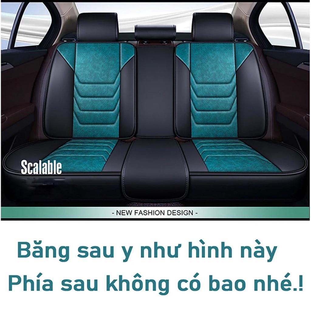 Bộ 5 ghế lót ô tô, đẹp từng milimet, da cao cấp, Phối màu tin tế, May đường vân dập nổi 3D xu hướng thể thao, rất cá tín