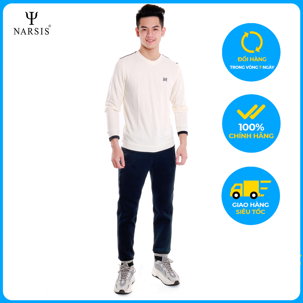 Quần jogger nam thu đông Narsis G8030B màu sắc trẻ trung năng động, chất liệu Nỉ len cao cấp cực mềm mại ấm áp, sản phẩm được sản xuất tại Việt Nam bởi thương hiệu thời trang nổi tiếng NARSIS